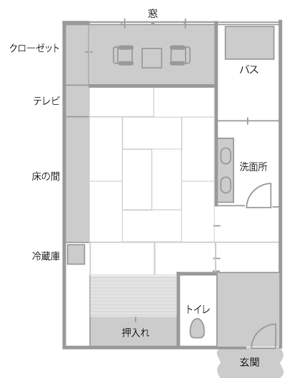 〔新館〕展望風呂付き客室